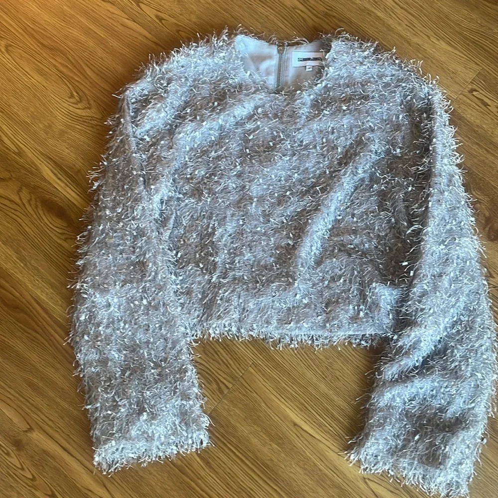 Saint Art Gray Feather Top - Picture 4 of 8